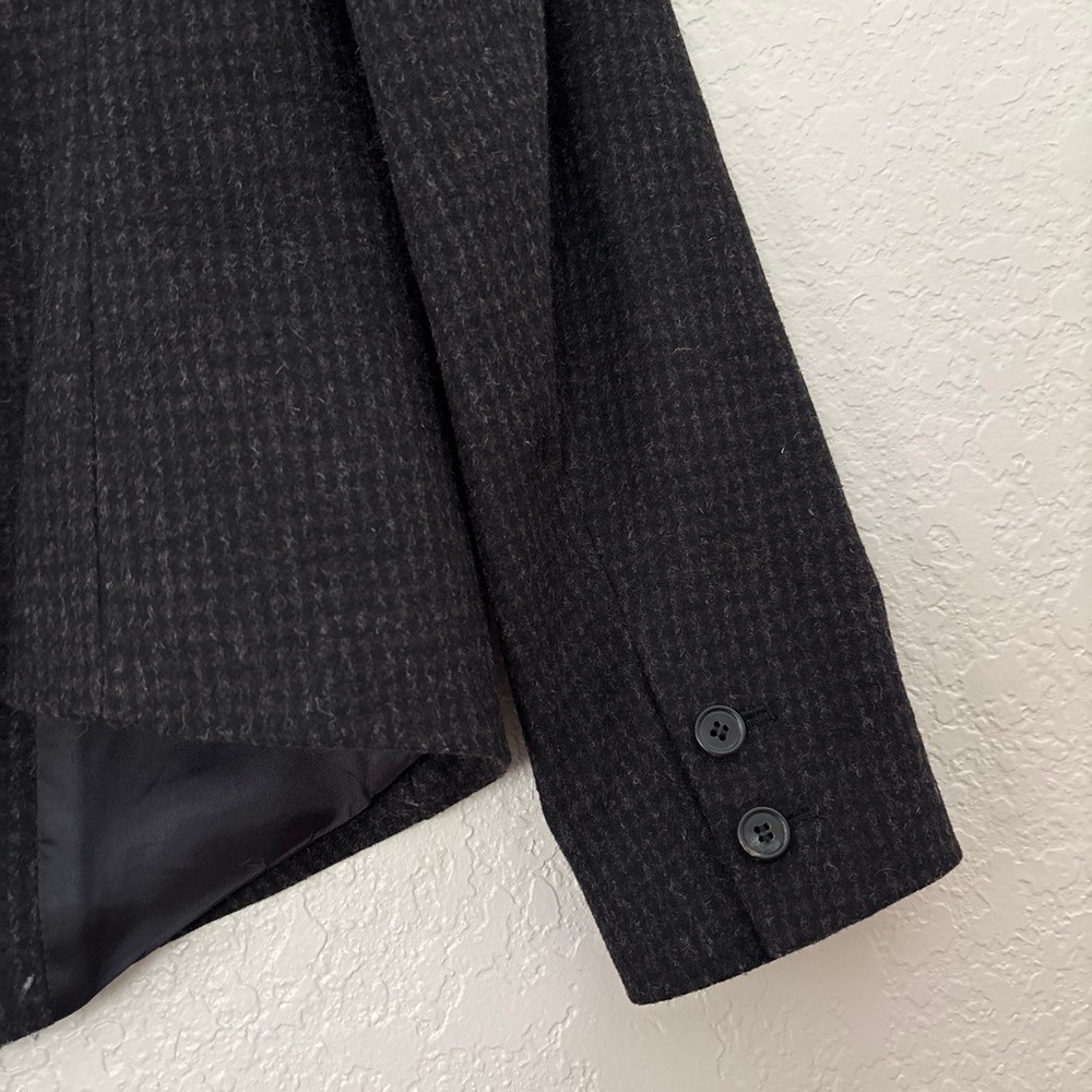 VTG All Saints Spitalfield Eton black houndstooth jacket - Picture 4 of 6